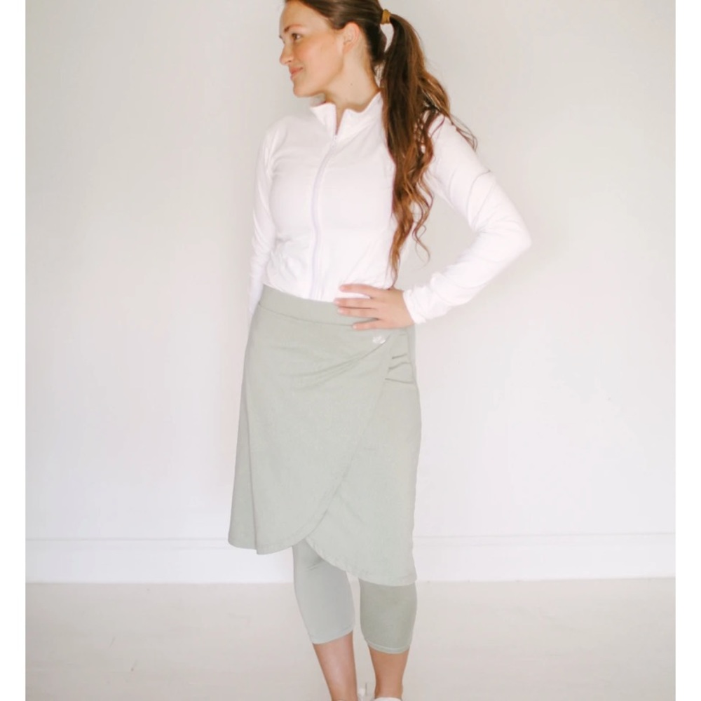 Desert Sage Snoga Athletics Skirt from Courtney Toliver Collection.